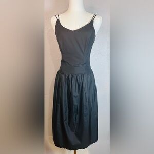 Black Mini Cocktail Dress Size 2 Minimalist Semi Formal Party Elegant LBD